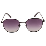 Equal Square Sunglasses with Purple Lens for Unisex