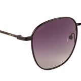 Equal Square Sunglasses with Purple Lens for Unisex