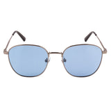 Equal Aviator Sunglasses with Blue Lens for Unisex
