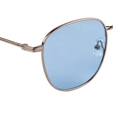 Equal Aviator Sunglasses with Blue Lens for Unisex