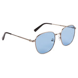 Equal Aviator Sunglasses with Blue Lens for Unisex