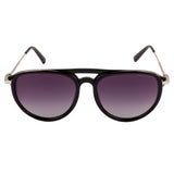 Equal Aviator Sunglasses with Purple Lens for Unisex - Free Size