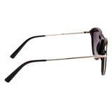 Equal Aviator Sunglasses with Purple Lens for Unisex