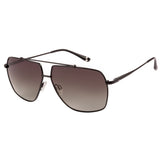 Equal Square Sunglasses with Green Gradient Lens for Unisex