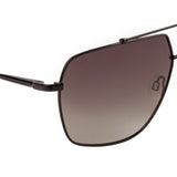 Equal Square Sunglasses with Green Gradient Lens for Unisex