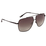 Equal Square Sunglasses with Green Gradient Lens for Unisex
