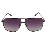 Equal Square Sunglasses with Purple Lens for Unisex