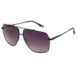 Equal Square Sunglasses with Purple Lens for Unisex