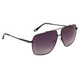 Equal Square Sunglasses with Purple Lens for Unisex