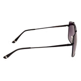 Equal Square Sunglasses with Purple Lens for Unisex