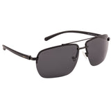 Equal Square Sunglasses with Grey Lens for Unisex