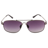 Equal Square Sunglasses with Grey Gradient Lens for Unisex - Free Size