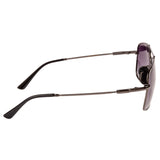 Equal Square Sunglasses with Grey Gradient Lens for Unisex