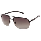 Equal Square Sunglasses with Black Lens for Unisex