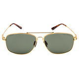 Equal Square Sunglasses with Green Lens for Unisex