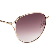 Xpres Oval Sunglasses with Green Gradient Lens for Women