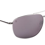 Xpres Rectangle Sunglasses with Grey Lens for Unisex