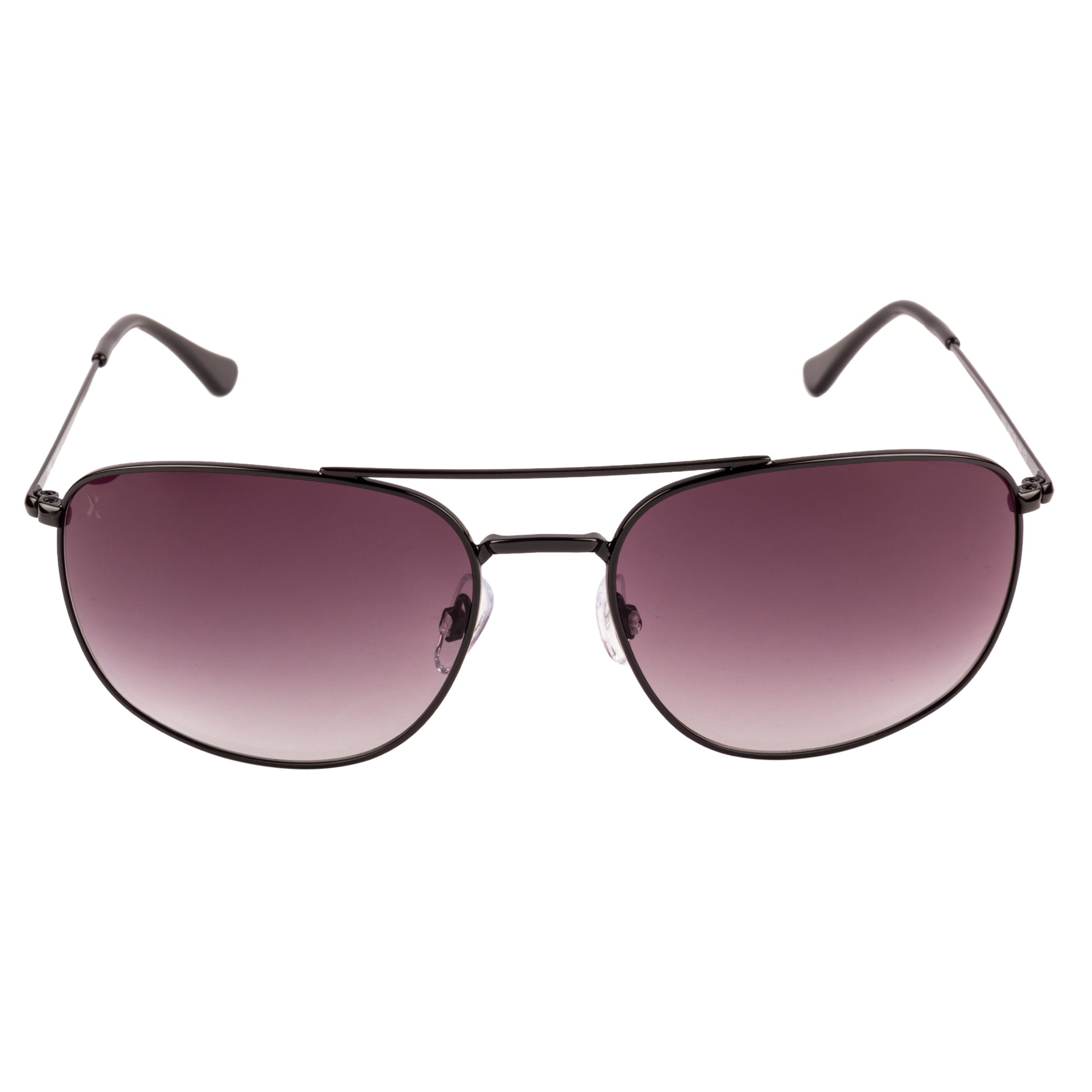 Xpres Rectangle Sunglasses with Black Lens for Unisex
