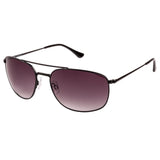 Xpres Rectangle Sunglasses with Black Lens for Unisex