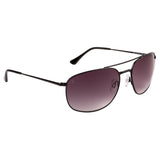 Xpres Rectangle Sunglasses with Black Lens for Unisex