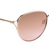 Xpres Oval Sunglasses with Pink Lens for Women