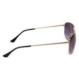 Xpres Rectangle Sunglasses with Blue Lens for Unisex
