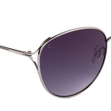 Xpres Oval Sunglasses with Blue Lens for Women