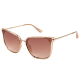 Xpres Square Sunglasses with Brown Lens for Women