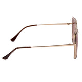 Xpres Oversized Sunglasses with Brown Lens for Women
