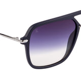 Xpres Square Sunglasses with Blue Lens for Unisex