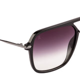 Xpres Square Sunglasses with Purple Lens for Unisex