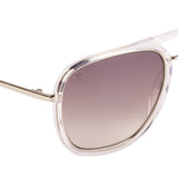 Xpres Square Sunglasses with Yellow Gradient Lens for Unisex