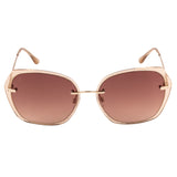 Xpres Oversized Sunglasses with Brown Lens for Women