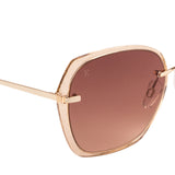 Xpres Oversized Sunglasses with Brown Lens for Women