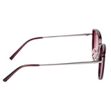 Xpres Cat-Eye Sunglasses with Dark Pink Lens for Women
