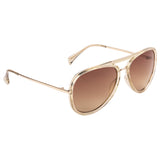 Xpres Oval Sunglasses with Yellow Lens for Women