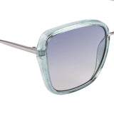Xpres Square  Sunglasses with Blue Lens for Women