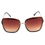 Xpres Square  Sunglasses with Brown Lens for Women