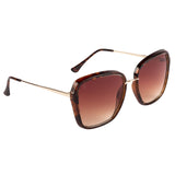 Xpres Square  Sunglasses with Brown Lens for Women