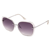 Xpres Oversized Sunglasses with Grey Lens for Women