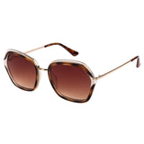 Xpres Oversized Sunglasses with Brown Lens for Women
