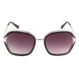 Xpres Oversized Sunglasses with Purple Lens for Women