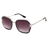 Xpres Oversized Sunglasses with Purple Lens for Women