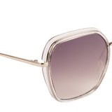 Xpres Oversized Sunglasses with Grey Gradient Lens for Women