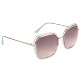 Xpres Oversized Sunglasses with Grey Gradient Lens for Women