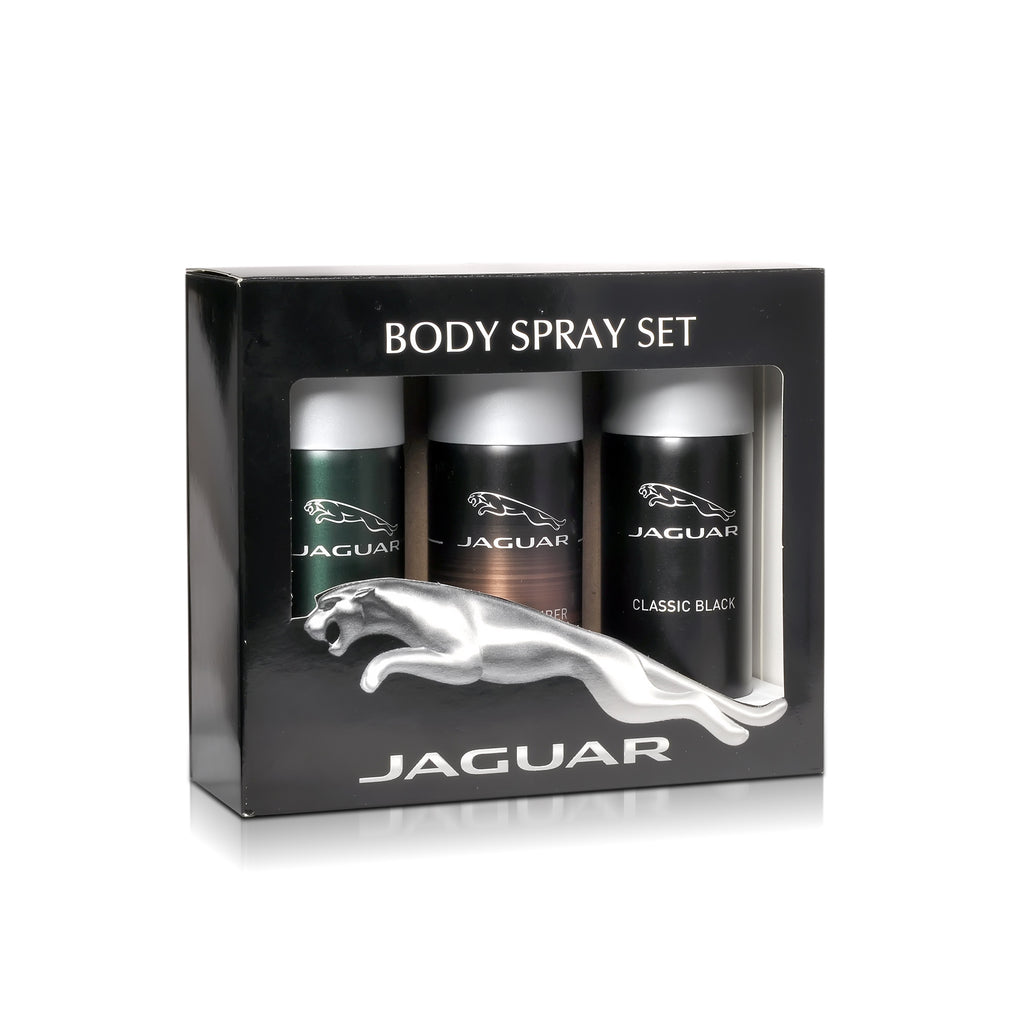 Jaguar Classic Black + Classic Amber + For Men Deo Combo Set - Pack of 3
