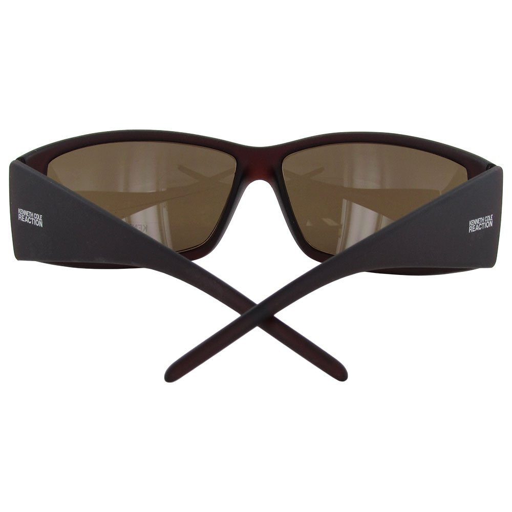 KENNETH COLE Rectangular Sunglass with BROWN lens for Men