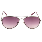 Kenneth Cole  Aviator Sunglass With Purple Lens For Women