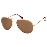 Kenneth Cole  Aviator Sunglass With Brown Lens For Women