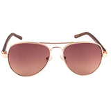 Kenneth Cole  Aviator Sunglass With Brown Lens For Men